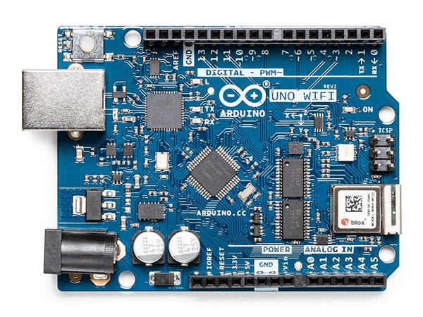 Arduino Uno WiFi Rev2 board used for sport and wearable prototypes